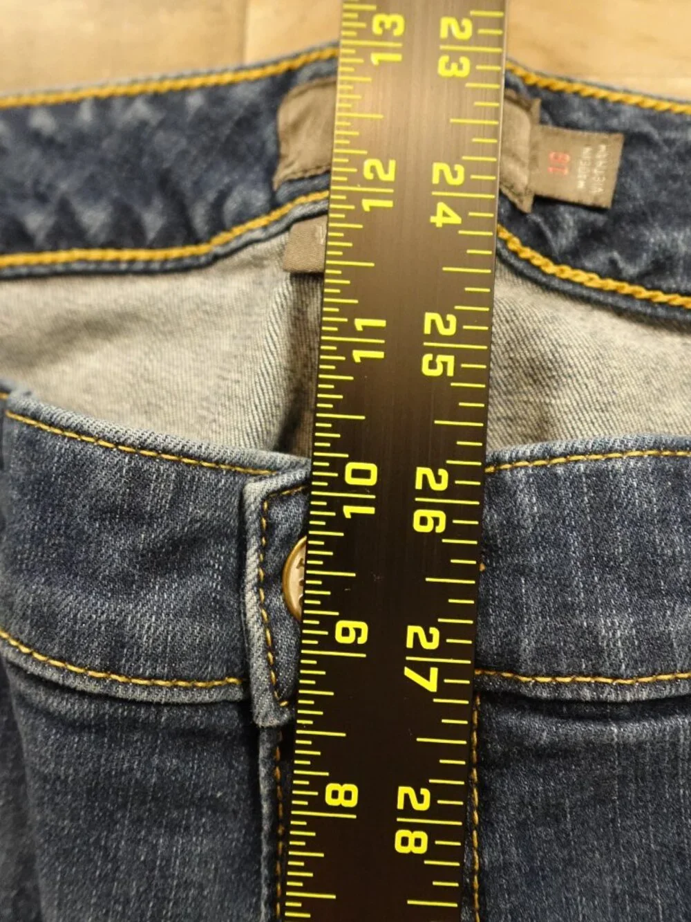 Torrid Crop Boyfriend Jeans Women’s 16 Blue Distressed Raw Hem Denim - Picture 5 of 12